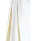 卒業式袴単品レンタル[無地]黄色みの強い白・パールホワイト[身長148-152cm]No.890
